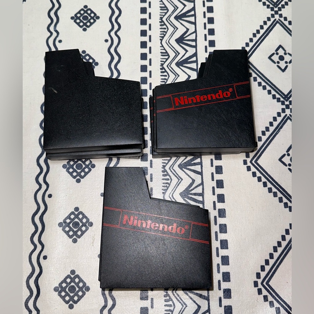 6 Nintendo Logo Dust Covers Protective Cases Sleeves for Org.Games‎ 3 reg covers
